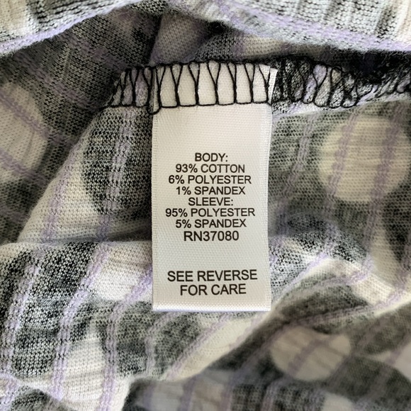 CATO Women’s‎ Top Off Shoulder Blk/Wht Daisy Peasant Balloon 3/4 Sleeves 18/20W - Picture 8 of 16